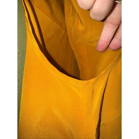 Silk Marc Jacob’s Mustard Blouse *note - Picture 12 of 16